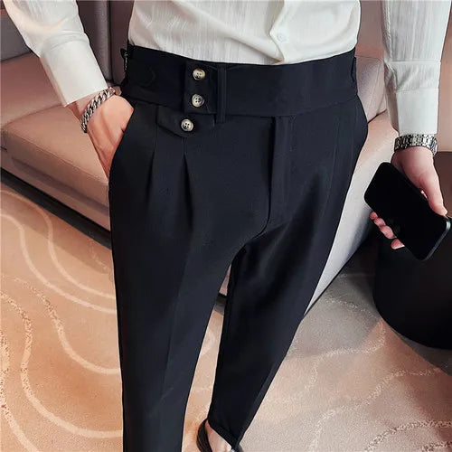 Men's spring and autumn trousers for business suit of high quality