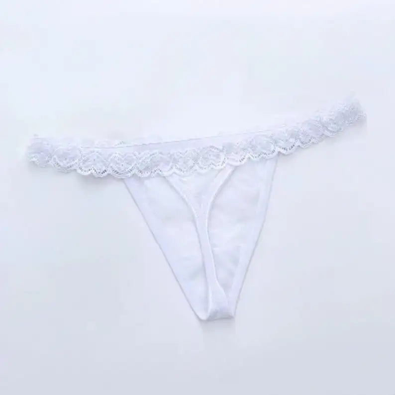 Lace thongs with an individual name, Personalized Thongs for Underwear, Valentine's Day Gift