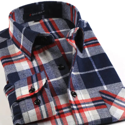 Stylish and Cozy Men's Flannel Shirt