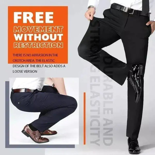 Ultra-Breathable Fabric Men's classic trousers with high Elasticity