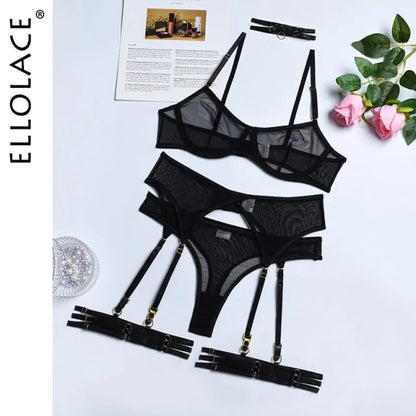 Sexy Erotic Lingerie 4 Pieces