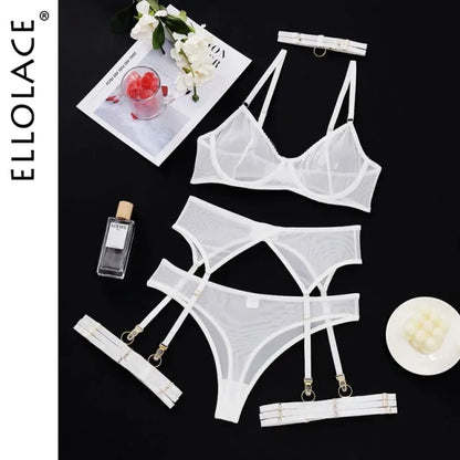 Sexy Erotic Lingerie 4 Pieces