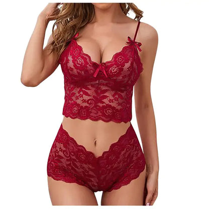 A set of lace underwear