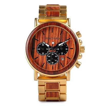 Decorate your wrist with a Luxurious Wooden Wristwatch