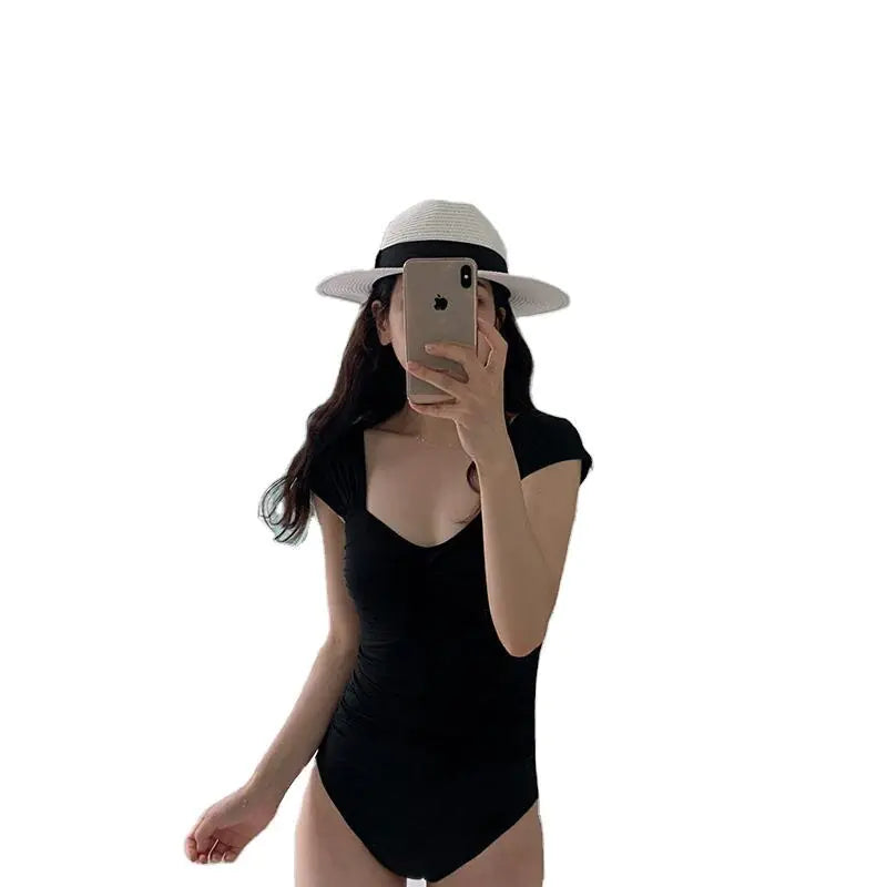 Korean bikini New Cover Belly Slimming Small Breast Conservative Swimwear