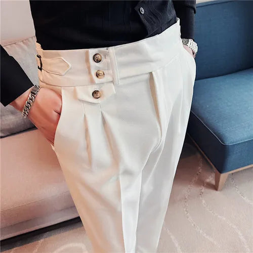 Men's spring and autumn trousers for business suit of high quality