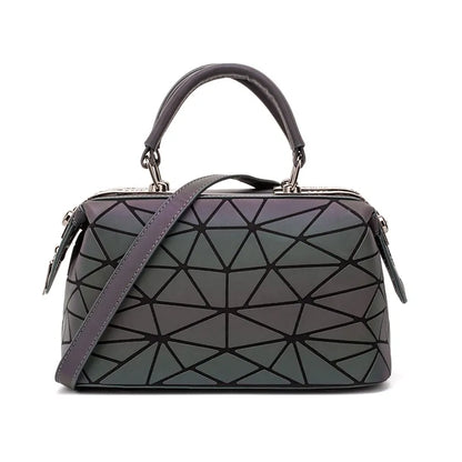 Luminous Geometric Handbag Set