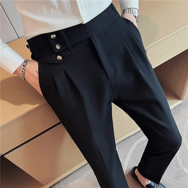 Men's spring and autumn trousers for business suit of high quality