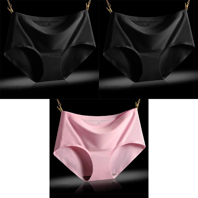 3 Pieces of Sexy Plain Women's Underwear