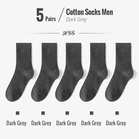 Premium Cotton Men's Dress Socks