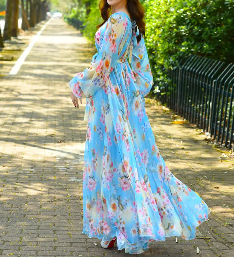 Floral Printed Comfy Dress