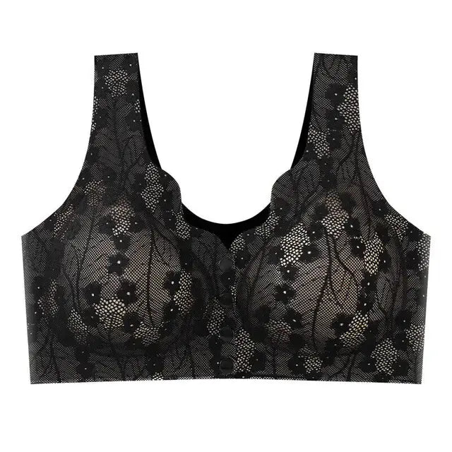 Experience Comfort and Elegance with Elderly Underwear: Lace Tank Top Bra