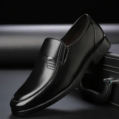 Black Leather Formal Shoes for Men