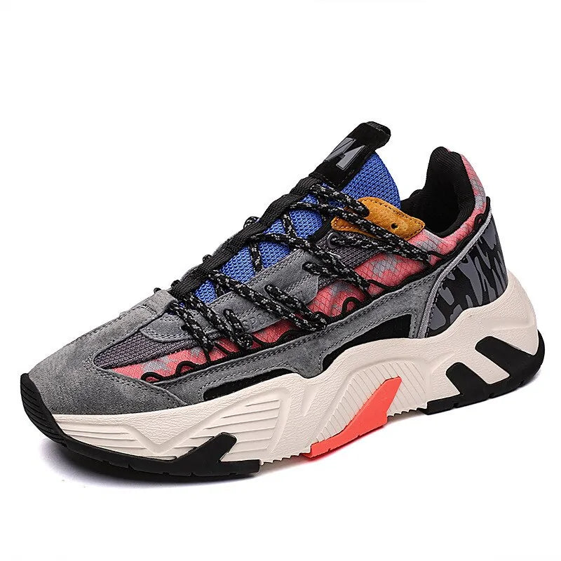 Men's Thick Breathable Sports Running Shoes