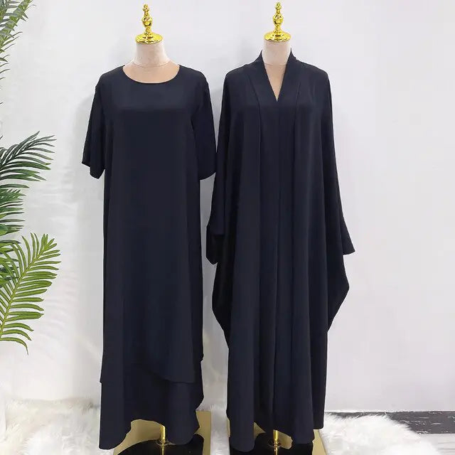 A set of women's long abaya dresses
