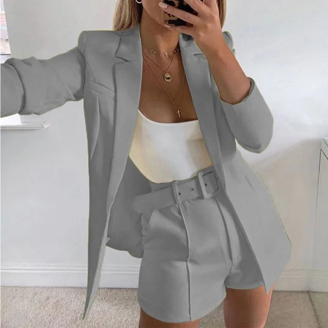 Women's Casual Cardigan and Shorts