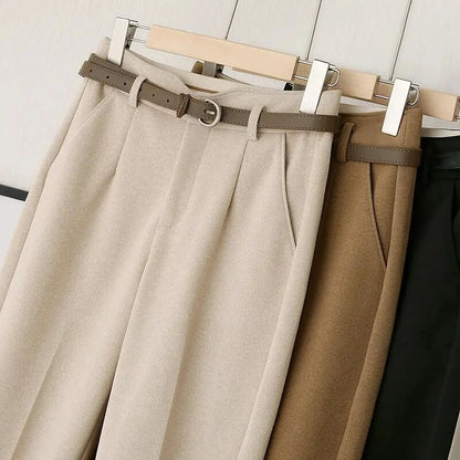 Women's Wool Trousers