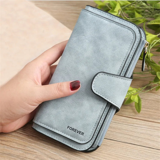 Branded genuine leather coin purse, women's wallet,