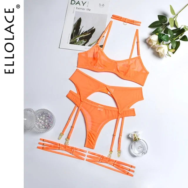 Sexy Erotic Lingerie 4 Pieces