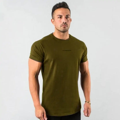 Comfy Men Fitted Gym T-Shirt