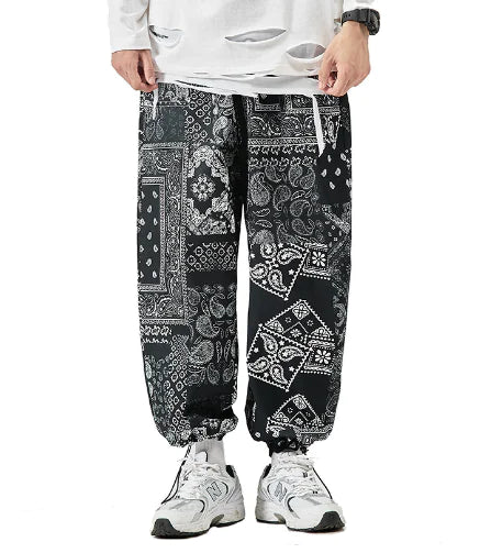 Men's Loose Trousers with Print