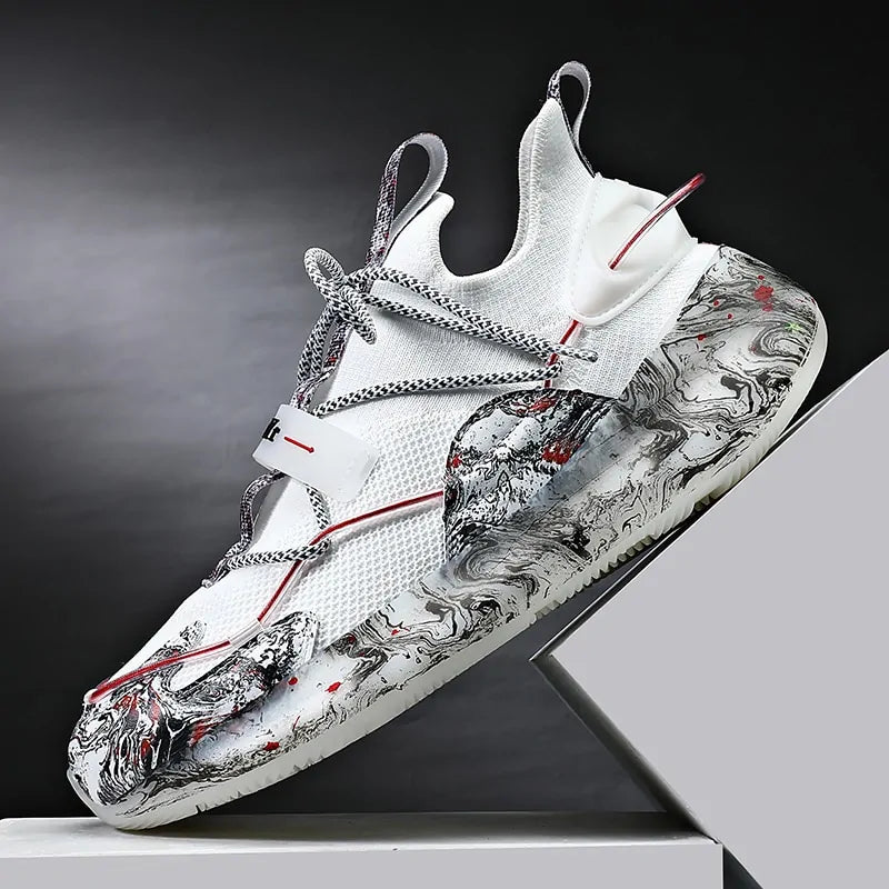 Step into style and comfort with Vintage Graffiti Sneakers