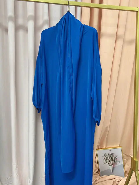 Long Hooded Abaya Dresses for Women