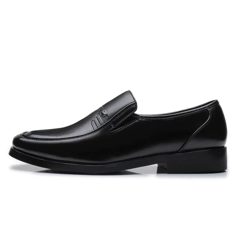 Black Leather Formal Shoes for Men