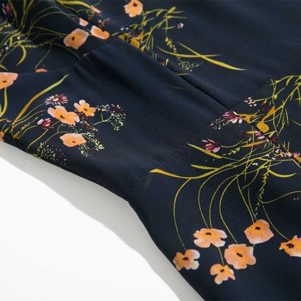 Step into Timeless Beauty with an Elegant Vintage Floral Dress