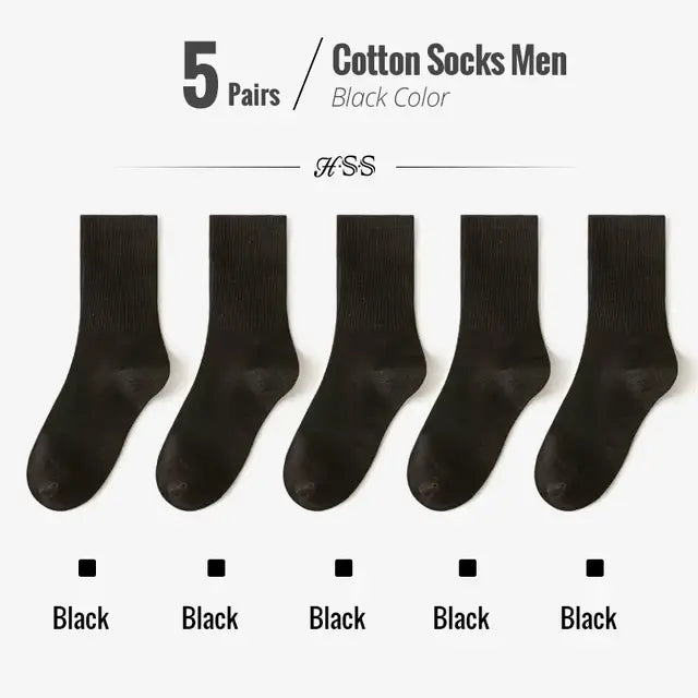 Premium Cotton Men's Dress Socks