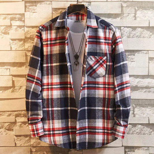 Stylish and Cozy Men's Flannel Shirt