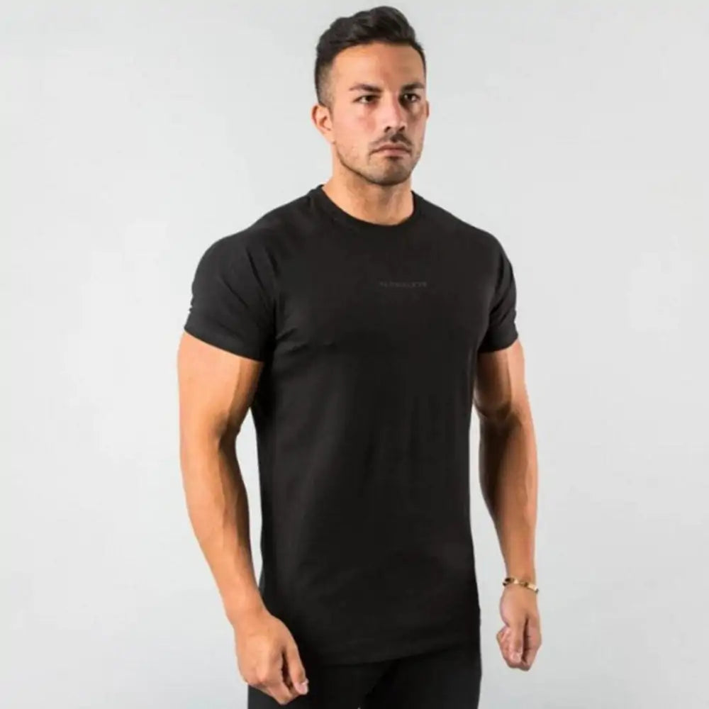 Comfy Men Fitted Gym T-Shirt