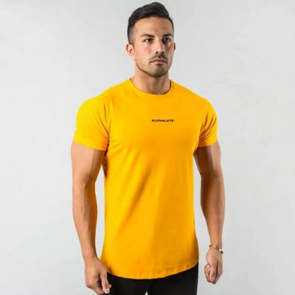 Comfy Men Fitted Gym T-Shirt