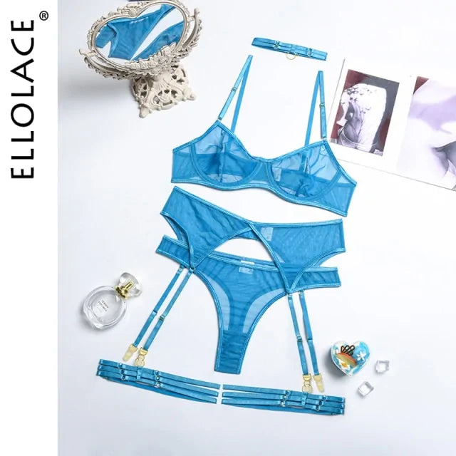 Sexy Erotic Lingerie 4 Pieces