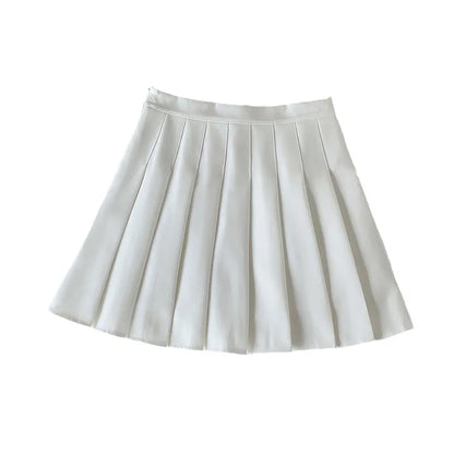 Women's High-Waisted Pleated Skirt