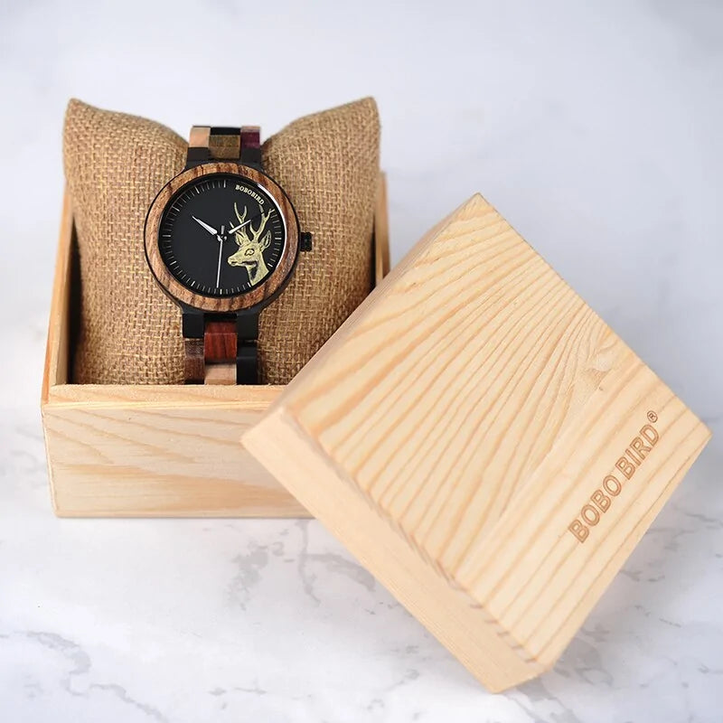 Watches made of natural wood