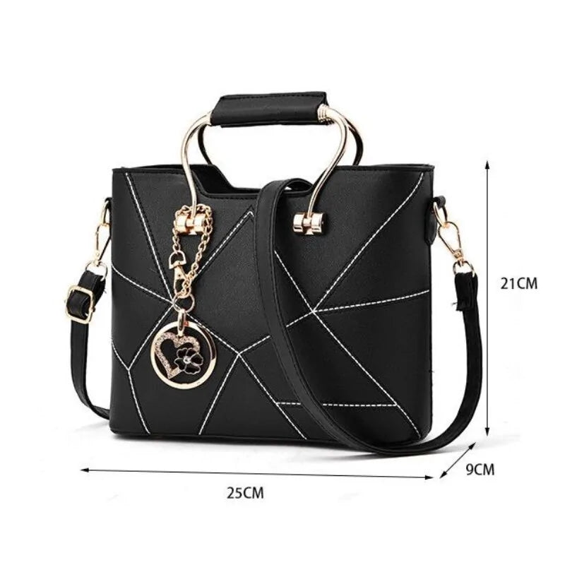 Luxury Geometric Design Women's Messenger Handbag