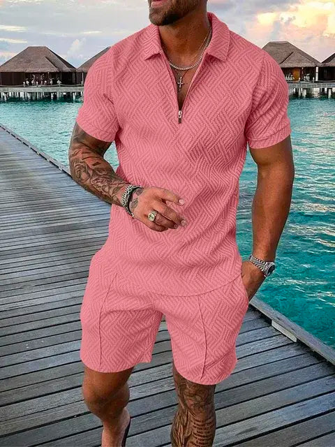 Summer Men's Casual Two-piece Sports Set 2024