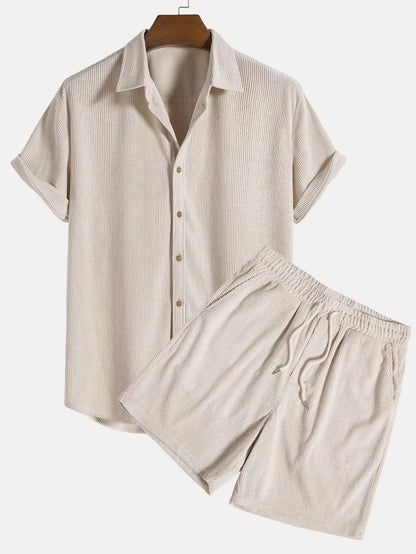 Summer season, Modern classic set of polo and shorts