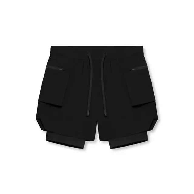 Fitness cargo shorts for fitness