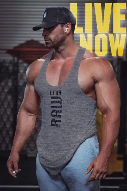 New Men's Cotton Sports Tank Tops without Sleeves