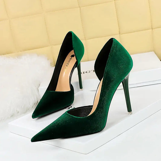 Fashionable Banquet high-heeled stiletto shoes in European and American Style