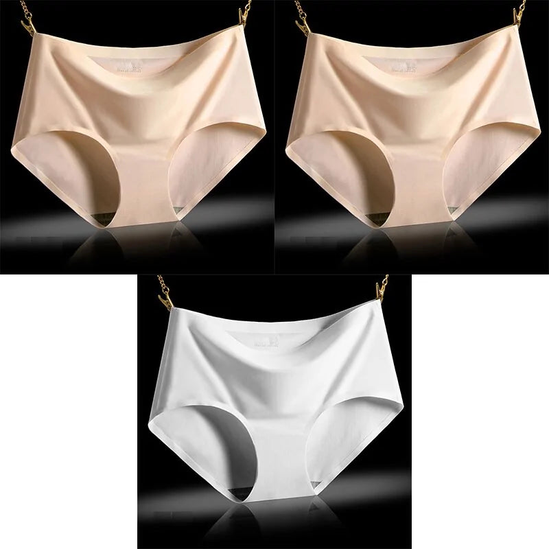 3 Pieces of Sexy Plain Women's Underwear