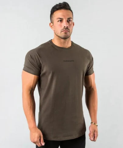 Comfy Men Fitted Gym T-Shirt