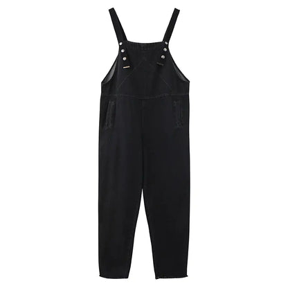 Jumpsuit with loose suspenders