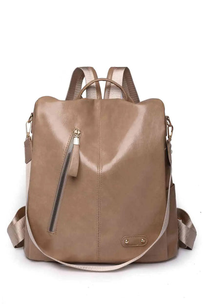 Backpack with a zipper pocket Marcy