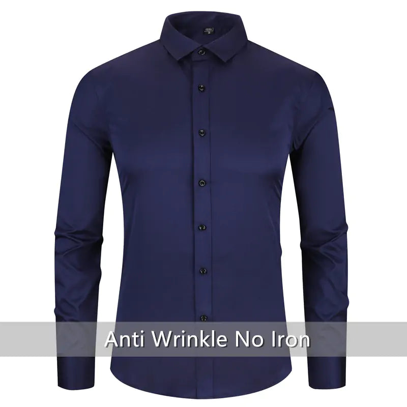 Men's anti-wrinkle shirt