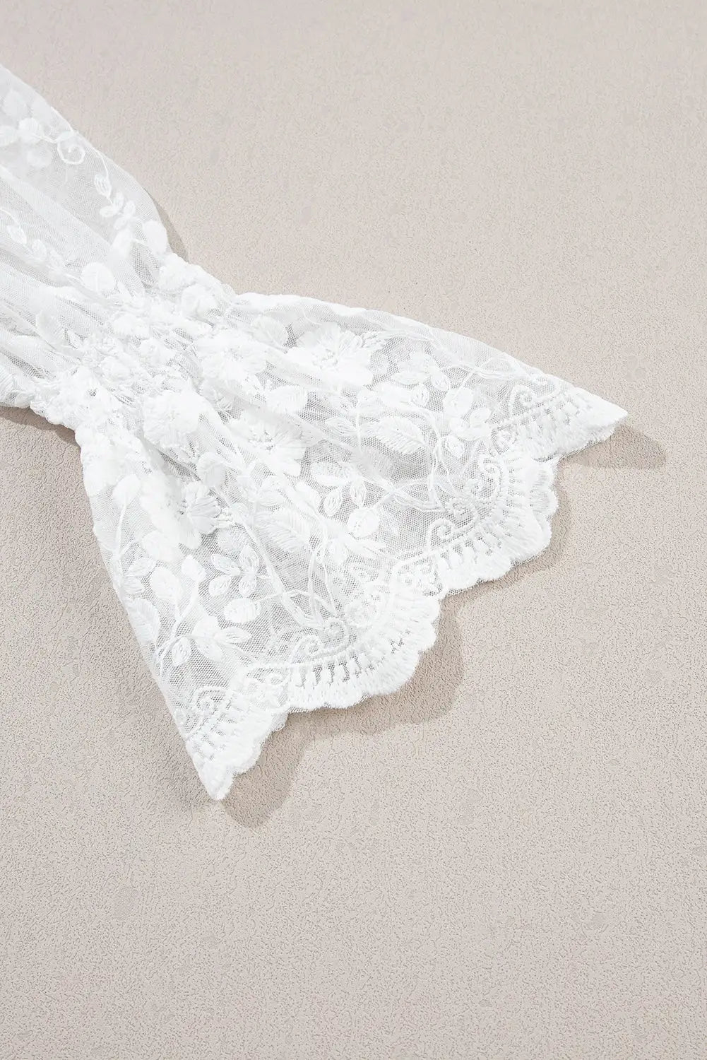 Elevate Your Style with the White Blouse with Contrast Lace