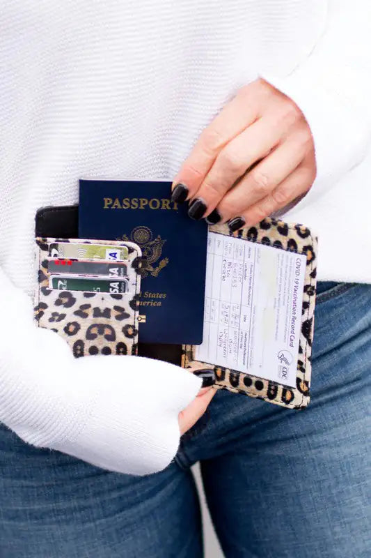 Credit Card Wallet for Passport and Vaccination