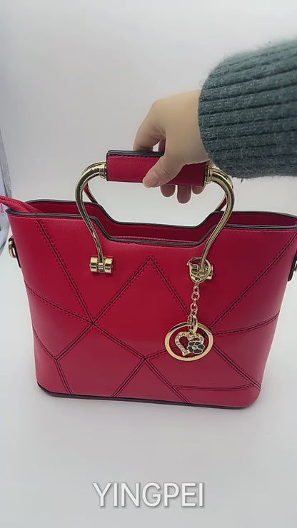 Luxury Geometric Design Women's Messenger Handbag